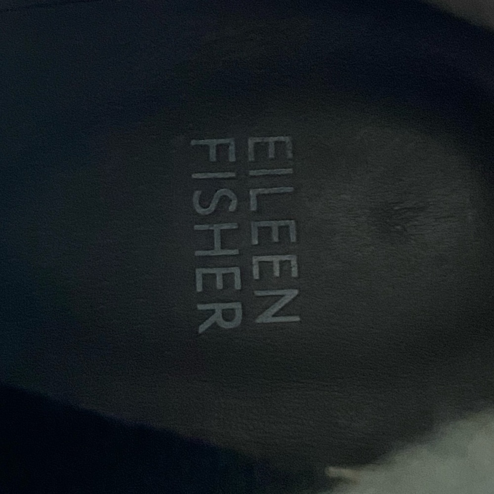 Eileen Fisher Leather Suede Knit Heel Later Bootie - Picture 9 of 9
